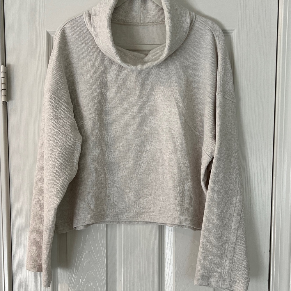 Lululemon Cozy Cream Turtleneck Sweater